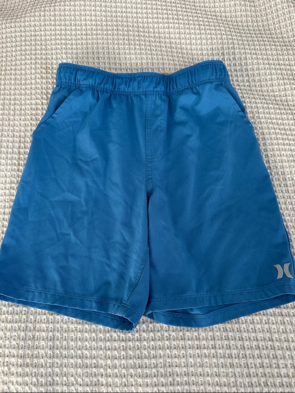 Hurley Bright Blue Athletic Youth pull on Shorts
